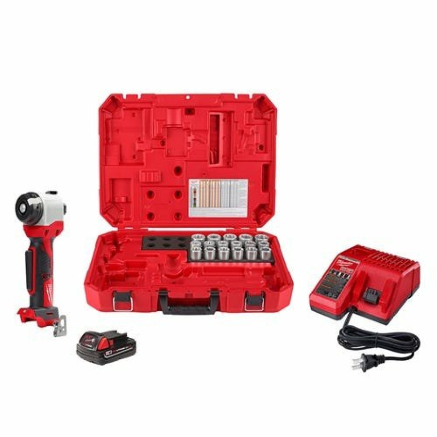 Hand Tools Milwaukee Tools | Milwaukee M18 Cable Stripper Kit With 17 Cu Thhn / Xhhw Bushings 2935Cu-21S