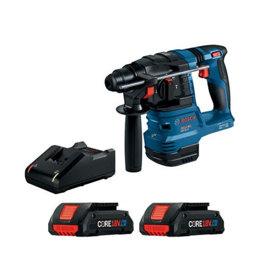 Power Tools Bosch Power Tools | Bosch 18V Brushless Sds-Plus Bulldog 3/4 In. Rotary Hammer Kit Gbh18V-22K24