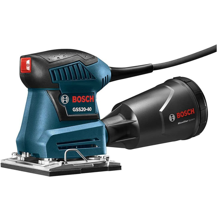 Power Tools Bosch Power Tools | Bosch 1/4" Sheet Electronic Orbital Finishing Sander Gss20-40