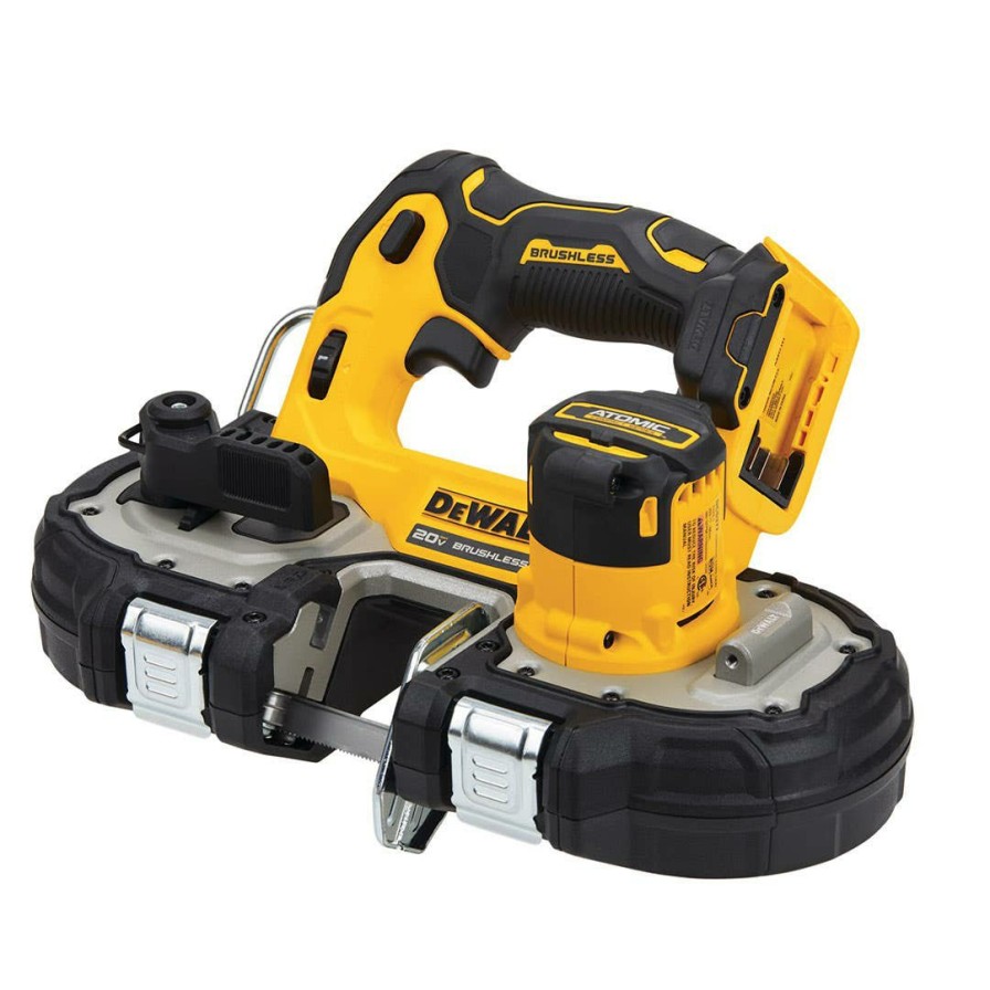 Power Tools DeWalt | Dewalt Atomic 20V Max Brushless Cordless 1-3/4" Compact Bandsaw (Tool Only) Dcs377B