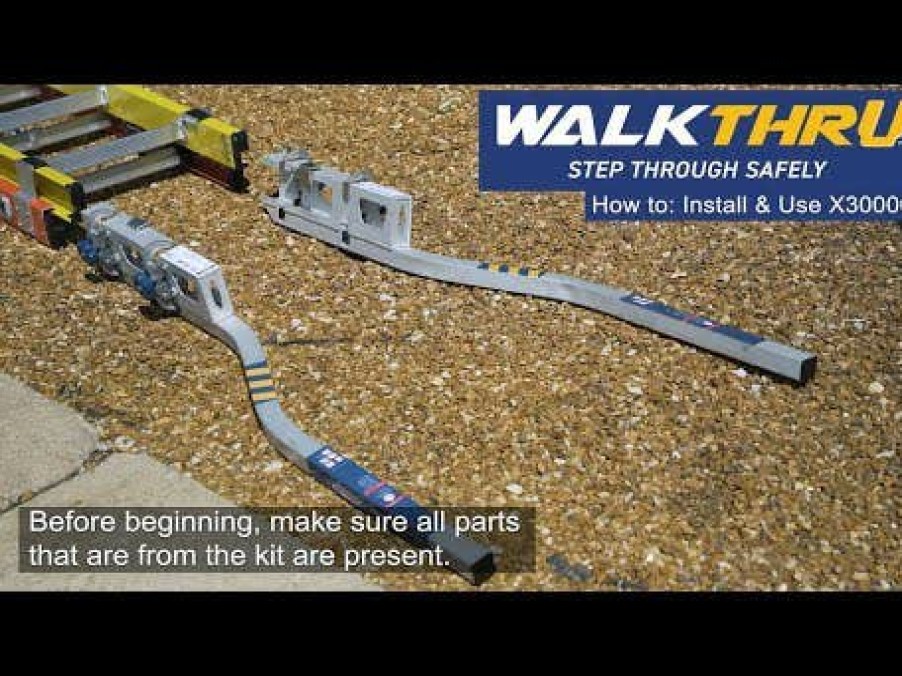 Hardware & Jobsite Supplies Werner | Werner Extension Ladder Walkthru Gate X300001