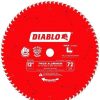 Accessories Freud Diablo Blades | Freud Diablo 12" 72 Tooth Aluminum Cutting Saw Blade D1272N