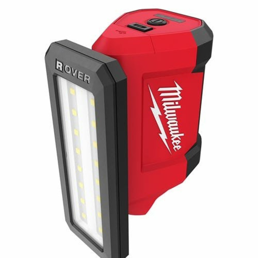 Power Tools Milwaukee Tools | Milwaukee M12 Rover Pivot Service Flood Light Led 700 Lumens & Usb Charging 2367-20