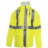 Safety & Work Wear NSA | Drifire Arc H20 Fr Hi-Vis Fluorescent Yellow Rain Jacket Nsa-R30Rl06