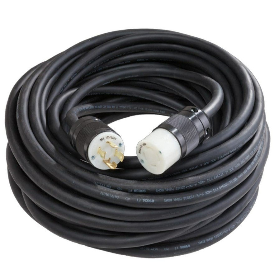 Hardware & Jobsite Supplies Southwire Tools & Equipment | Southwire 50' 10/4 30A 125/250V 4-Oct Gauge Sow Power Cord 6415