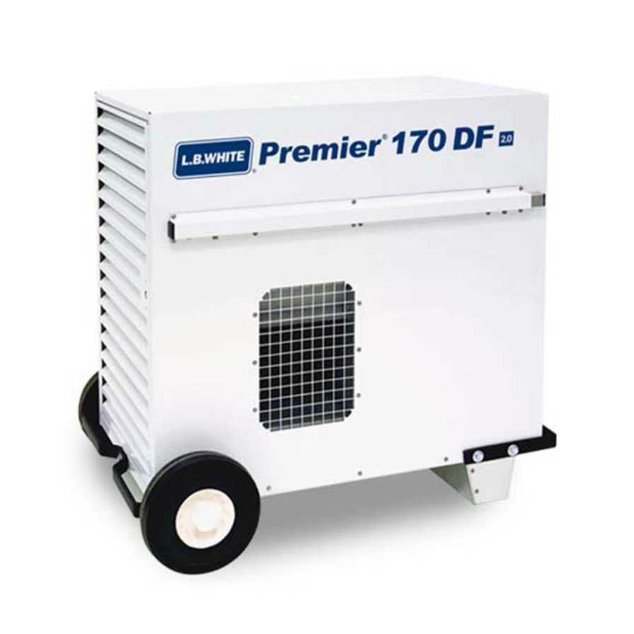 Power Tools L.B. White | L.B. White Premier 170 Df 2.0 Enclosed Flame Direct-Fired Heater 170,000 Btus