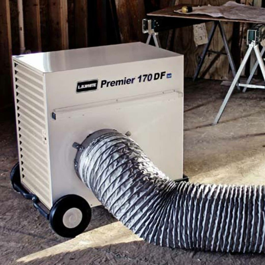 Power Tools L.B. White | L.B. White Premier 170 Df 2.0 Enclosed Flame Direct-Fired Heater 170,000 Btus