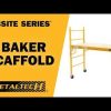 Hardware & Jobsite Supplies Anchor Brand | Metaltech Jobsite Series 6' Baker Scaffold I-Cisc