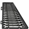 Hand Tools Milwaukee Tools | Milwaukee Metric Ratcheting Combination Wrench 15 Piece Set 48-22-9516