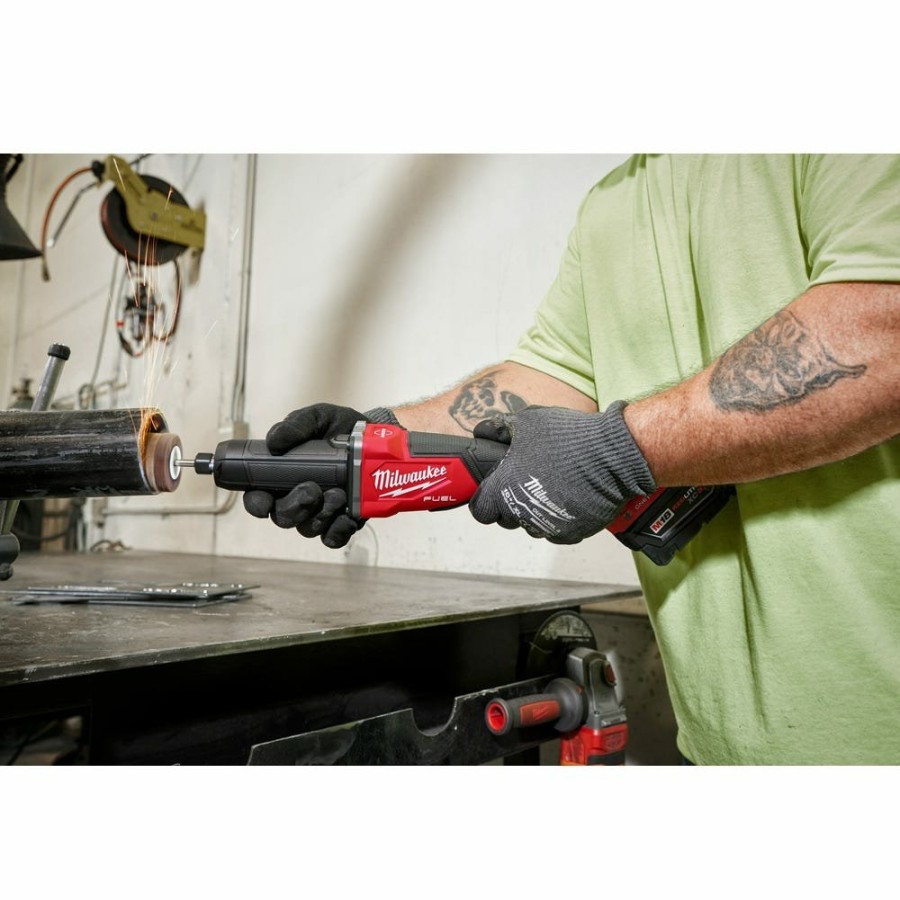 Power Tools Milwaukee Tools | Milwaukee M18 Fuel Variable Speed, Braking Die Grinder, Paddle Switch W/ One-Key 2984-20