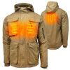 Safety & Work Wear DeWalt | Dewalt Heated Heavy Duty Ripstop Jacket Dchj091B