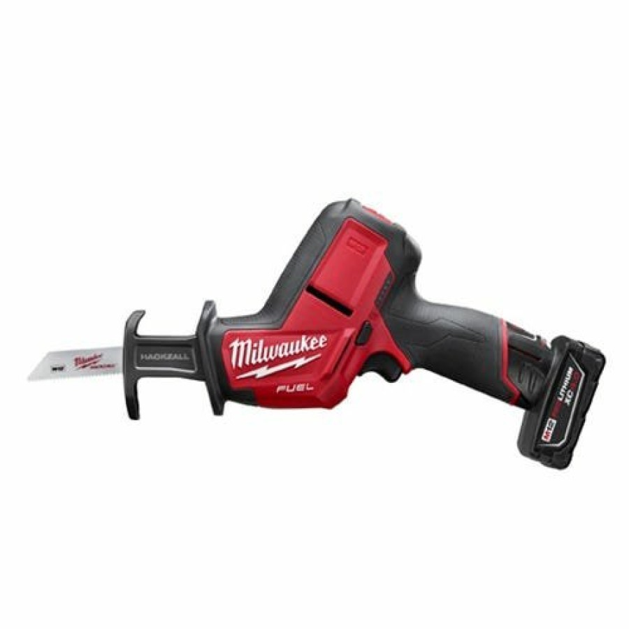 Power Tools Milwaukee Tools | Milwaukee M12 Fuel Hackzall Reciprocating Saw Kit 2520-21Xc