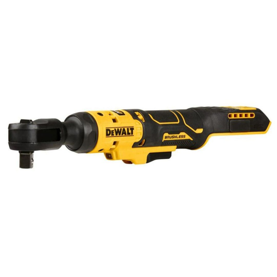 Power Tools DeWalt | Dewalt Atomic Compact Series 20V Max* Brushless Cordless 1/2" Ratchet (Bare Tool) Dcf512B