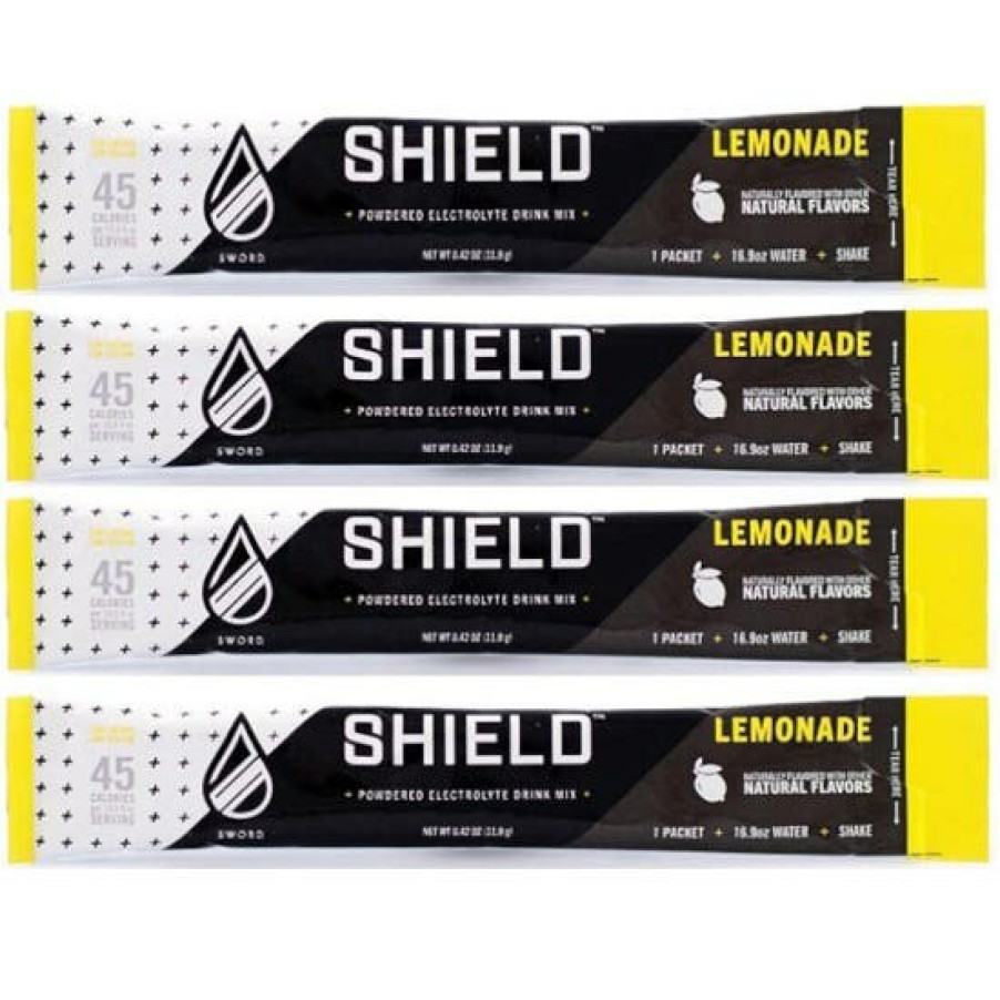 Safety & Work Wear Shield Hydration | Shield Electrolyte Hydration Powder Mixes Single Serve Box Of 100 Lemonade 02-01-01-100-Lm