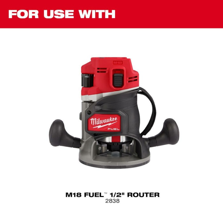 Power Tools Milwaukee Tools | Milwaukee Milwaukee 1/2" Router Plunge Base 48-10-2838