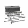 Hand Tools Gearwrench Tools | Gearwrench 27 Piece 3/4" Sae 12 Point Socket Set 80880