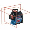 Power Tools Bosch Power Tools | Bosch 360 Deg. Red Beam 12V Three-Plane Leveling And Alignment-Line Laser Gll3-300