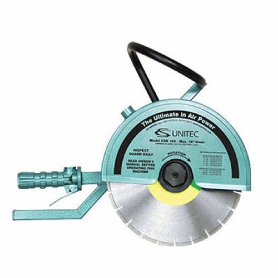 Power Tools CS Unitec | Cs Unitec 14" Concrete Saw Pneumatic Hand-Held Cut-Off Air Csh 135