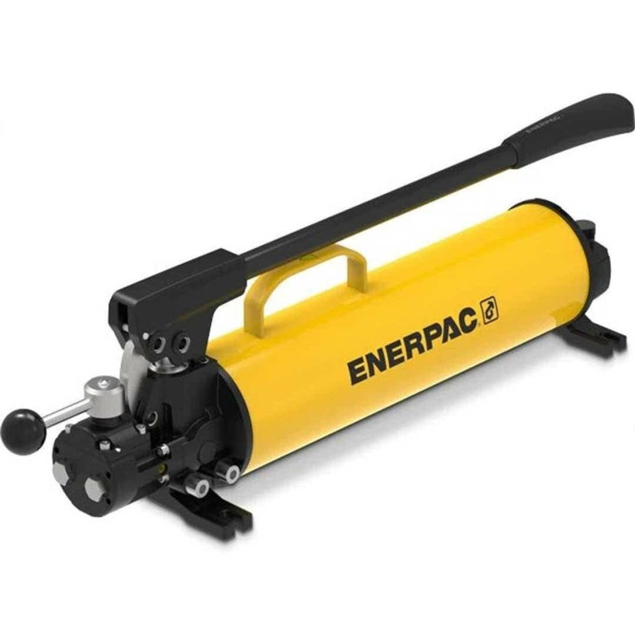 Power Tools Enerpac | Enerpac 134 In3 Usable Oil Ultima Steel Hydraulic Two Speed Hand Pump P84