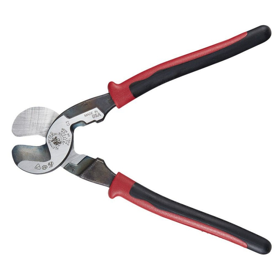 Hand Tools Klein Tools | Klein Journeyman High Leverage Cable Cutter With Stripping J63225N