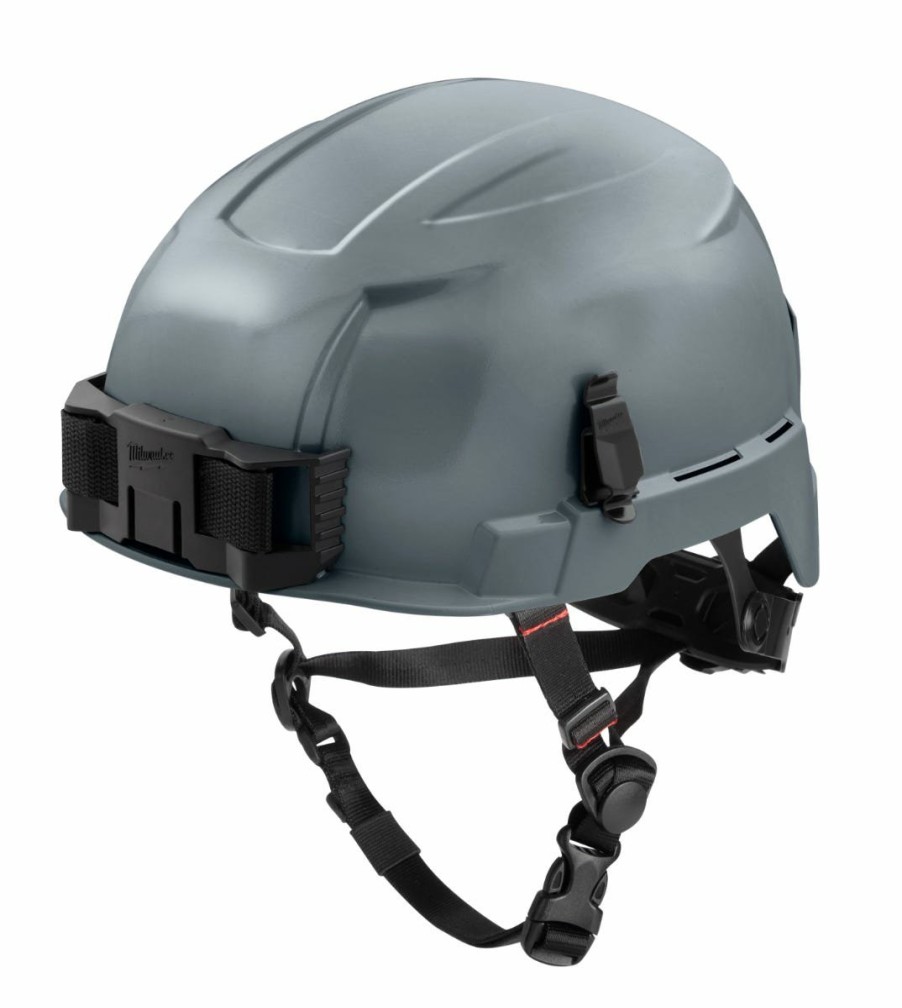 Safety & Work Wear Milwaukee Tools | Milwaukee Gray Helmet With Bolt - Class E 48-73-1335