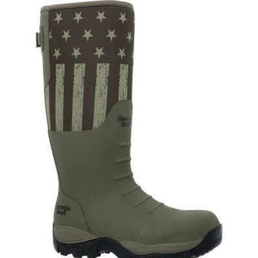 Safety & Work Wear Georgia Boots | Rocky Gbr Rubber Pull-On Work Boots Gb00559