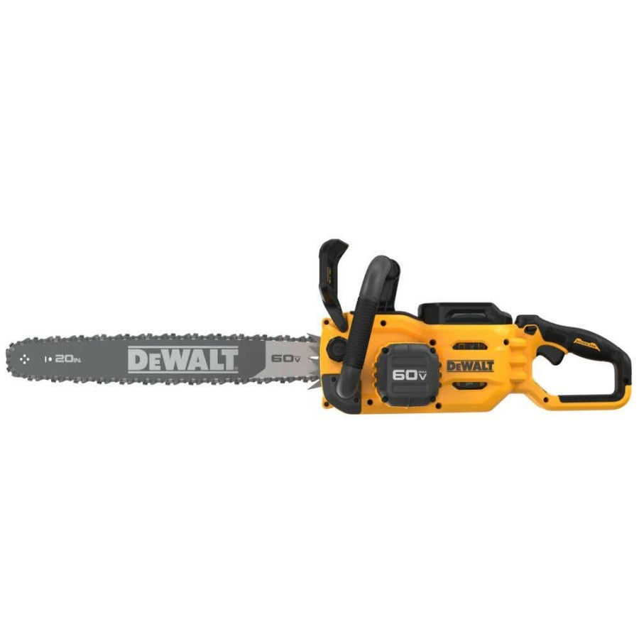 Power Tools DeWalt | Dewalt 60V Max* Brushless Cordless 20 In. 4.0Ah Chainsaw Kit Dccs677Y1