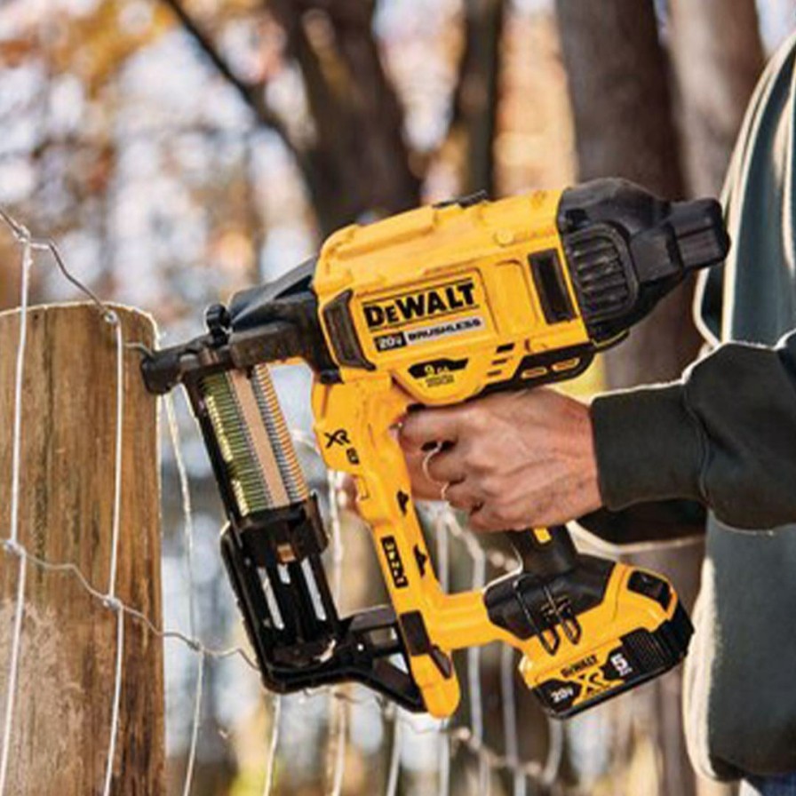 Power Tools DeWalt | Dewalt 20V Max Xr 9 Ga Cordless Fencing Stapler (Bare Tool) Dcfs950B