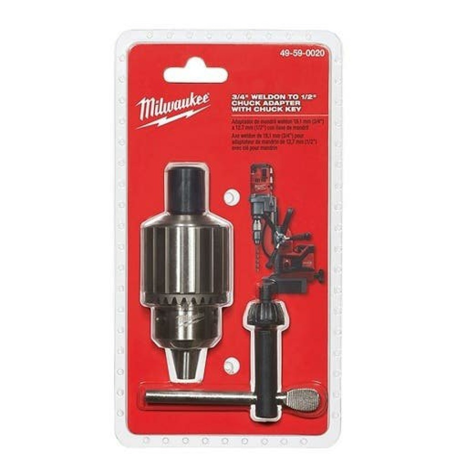 Power Tools Milwaukee Tools | Milwaukee Mag Drill 1/2" Chuck Fits 3/4" Weldon Shank 49-59-0020