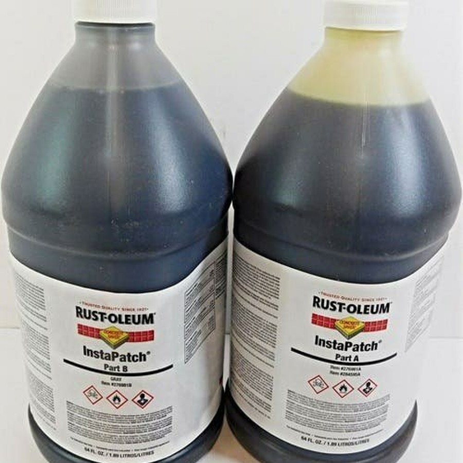 Hardware & Jobsite Supplies Rust-Oleum | Rust-Oleum Instapatch Ultra Rapid Curing Concrete Repair Kit 1 Gallon Gray 276981