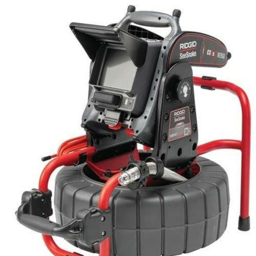 Power Tools RIDGID Tools | Ridgid Seesnake 131' Compact C40 Reel (Flexible Cable) & Cs6X Versa Monitor 63823