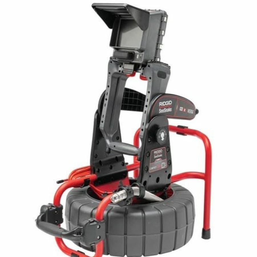 Power Tools RIDGID Tools | Ridgid Seesnake 131' Compact C40 Reel (Flexible Cable) & Cs6X Versa Monitor 63823