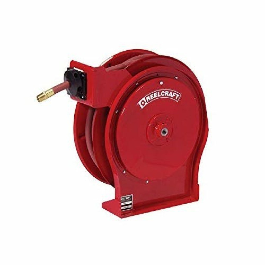 Hardware & Jobsite Supplies Reelcraft | Reelcraft 1/2" X 50' Premium Duty Air/Water Hose Reel W/ Hose 300Psi A5850 Olp