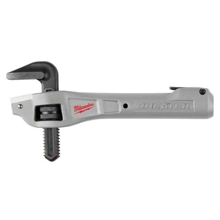 Hand Tools Milwaukee Tools | Milwaukee Cheater Aluminum Offset Adaptable Pipe Wrench 48-22-7322