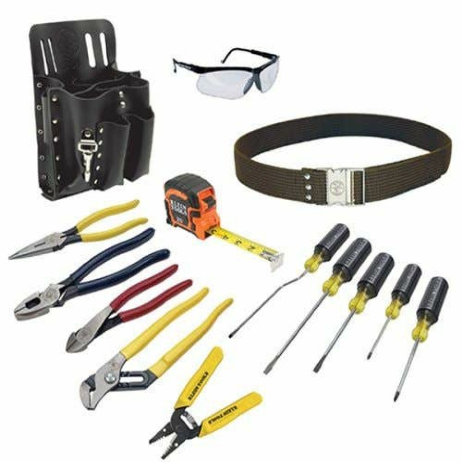 Hand Tools Klein Tools | Klein 14 Piece Electricians Tool Kit 80014