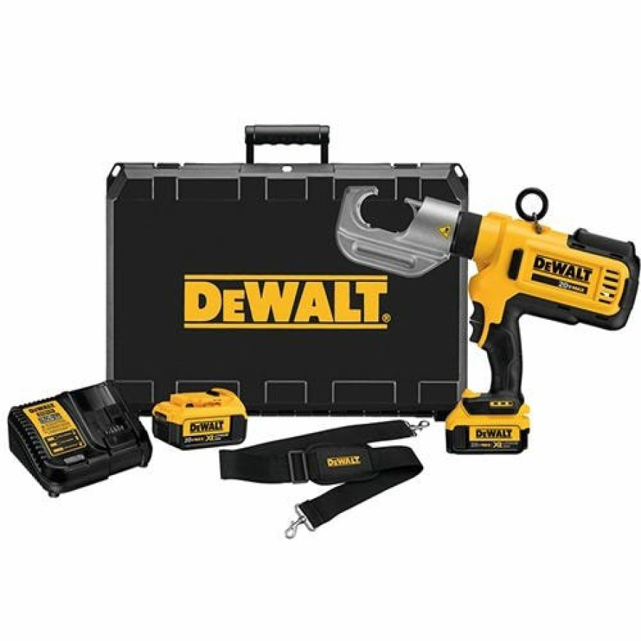 Power Tools DeWalt | Dewalt 20V Max 12-Ton Died Cable Crimping Tool Kit Dce300M2