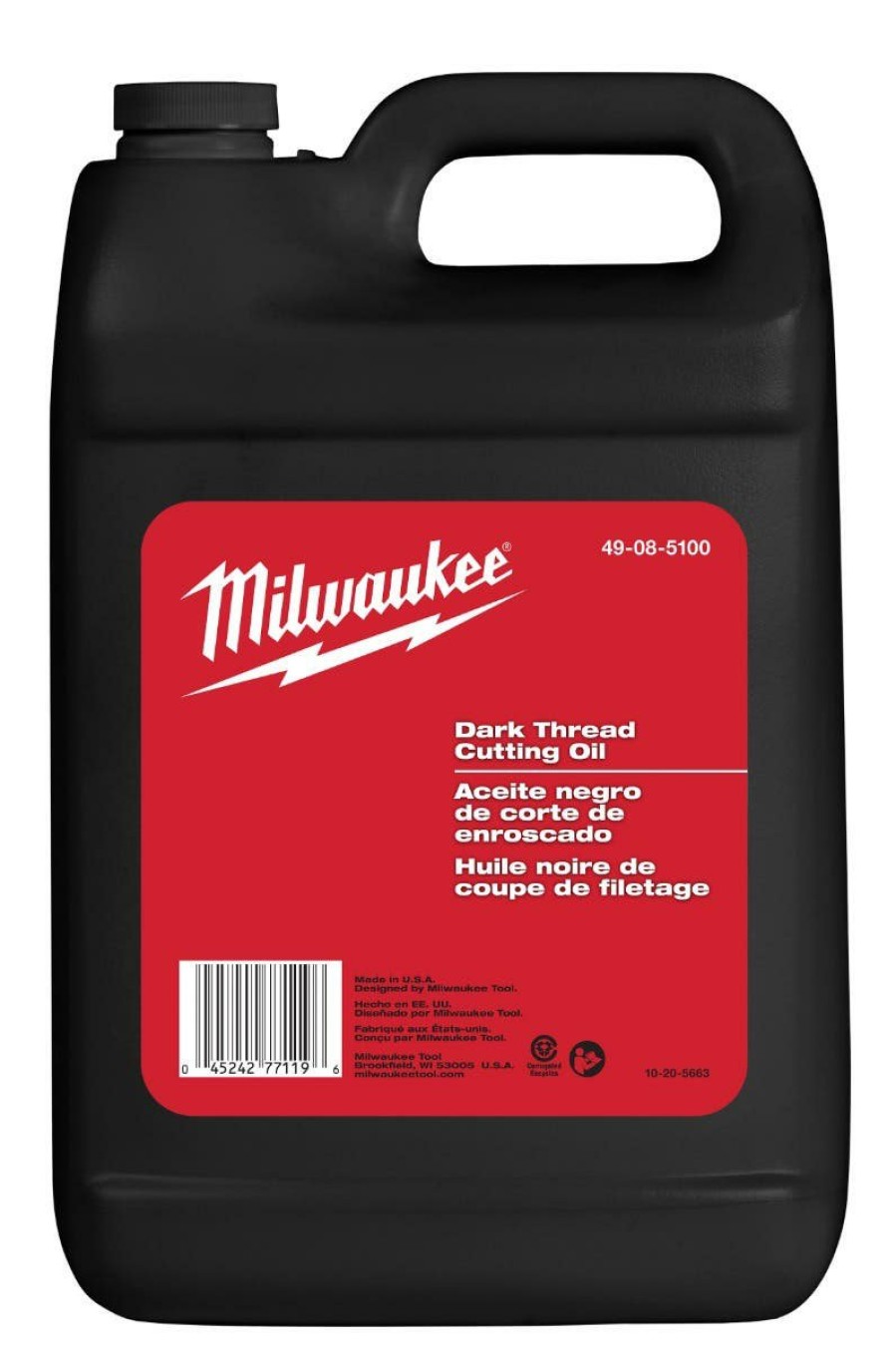 Hardware & Jobsite Supplies Milwaukee Tools | Milwaukee 1 Gallon Dark Thread Cutting Oil 49-08-5100