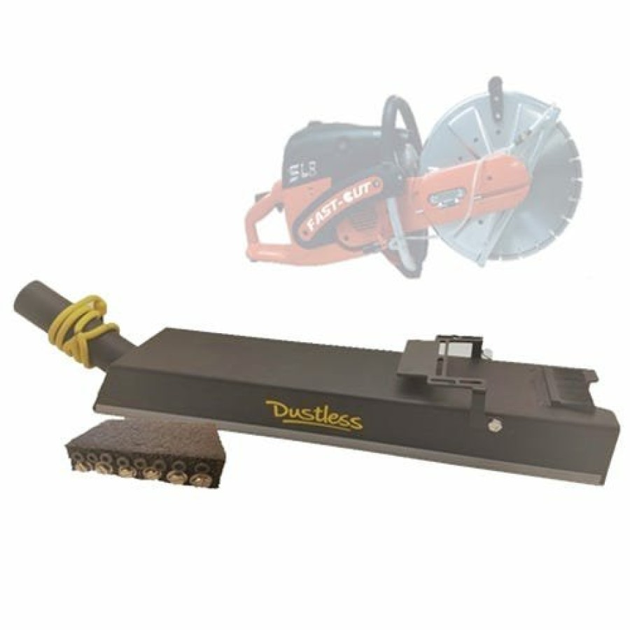 Power Tools Dustless Technologies | Dustless Dustbuddie Shroud For 12-16" Concrete Gas Saws Plunge Cut D0084