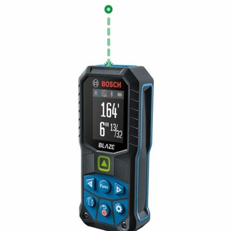 Power Tools Bosch Power Tools | Bosch Blaze Connected 165' Green Beam Laser Distance Measurer Glm165-27Cgl