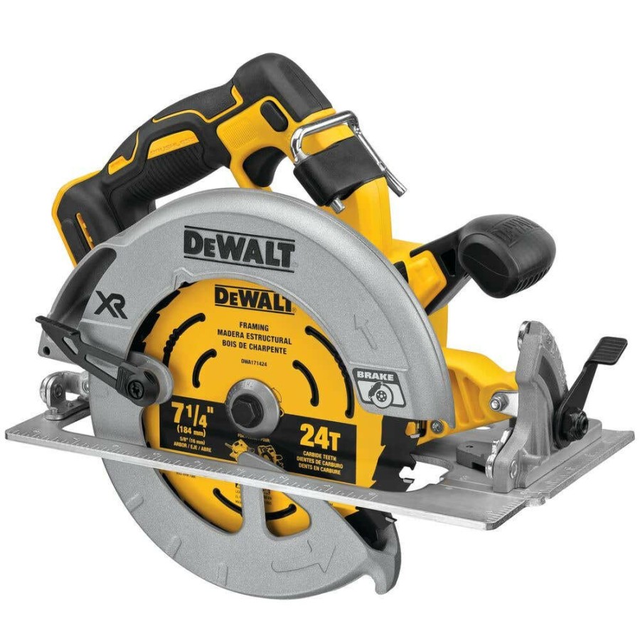 Power Tools DeWalt | Dewalt 20V Max Xr Brushless 7-1/4" Circular Saw With Power Detect (Tool Only) Dcs574B