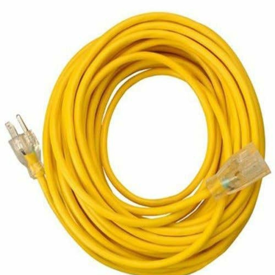 Hardware & Jobsite Supplies Southwire Tools & Equipment | Southwire 25' 12/3 Sjeoow Polar/Solar Standard Extension Cord (Yellow) 1687Sw0002