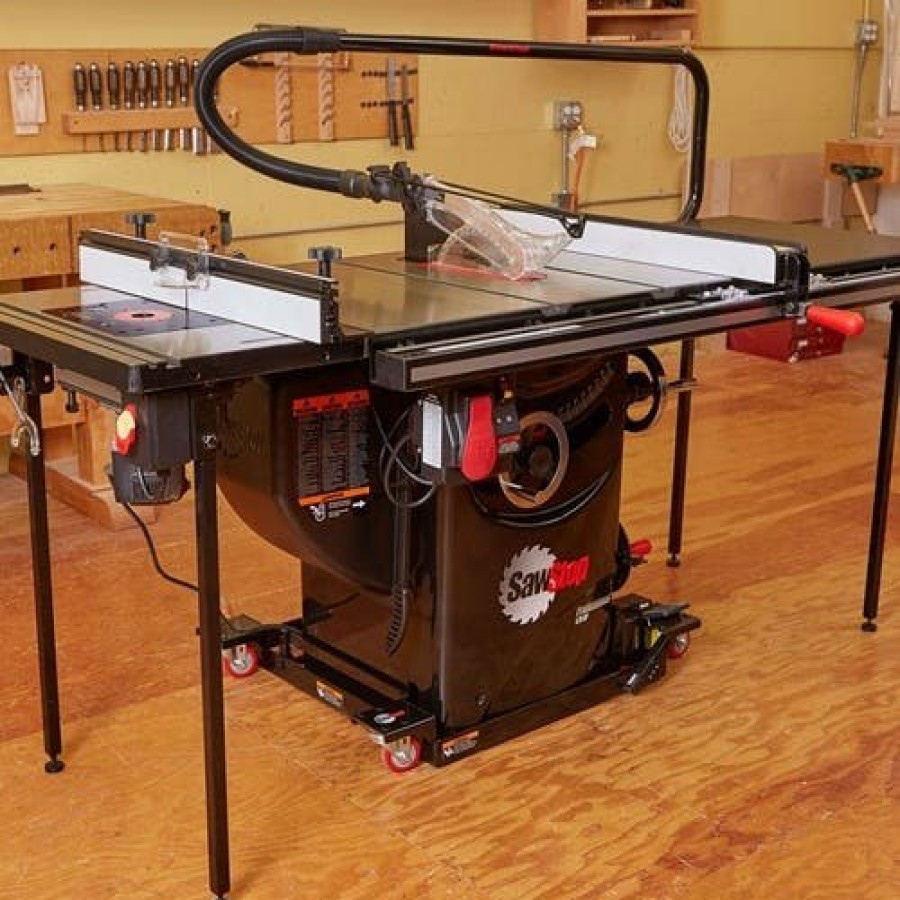 Power Tools SawStop Table Saws | Sawstop 3Hp Professional Cabinet Saw 52" T-Glide Fence Pcs31230-Tgp252