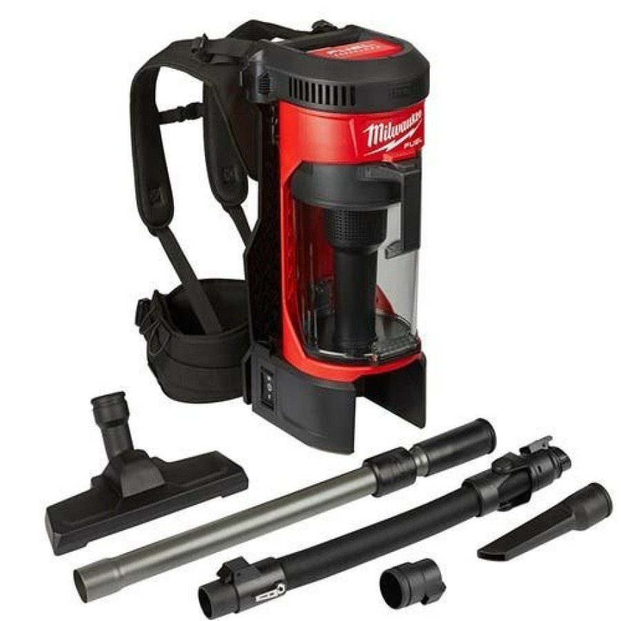 Power Tools Milwaukee Tools | Milwaukee M18 Fuel 3-In-1 Backpack Vacuum (Bare Tool) 0885-20