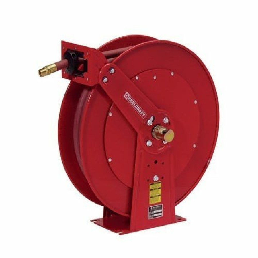 Hardware & Jobsite Supplies Reelcraft | Reelcraft 3/4" X 50' Heavy Duty Air/Water Hose Reel W/ Hose 250Psi 83050 Olp