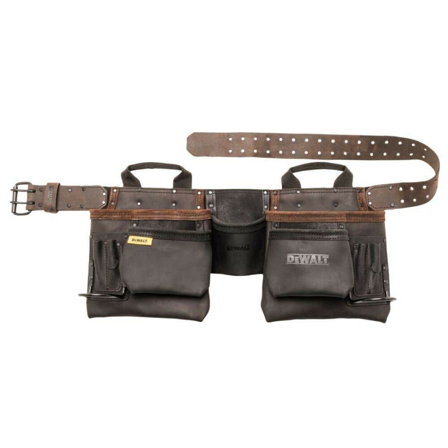 Safety & Work Wear DeWalt | Dewalt Leather Tool Apron Dwst550112