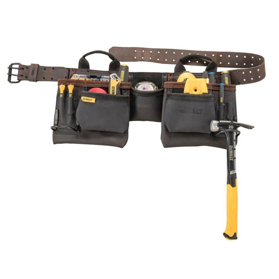 Safety & Work Wear DeWalt | Dewalt Leather Tool Apron Dwst550112