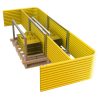 Safety & Work Wear Tie Down | Tie Down Yellow Guardrail Stack Pallet Kit W/ 10' Posts 70762