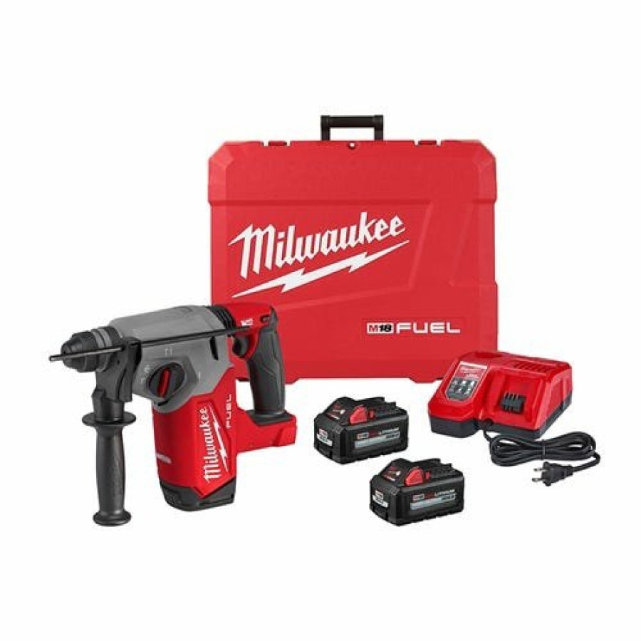 Power Tools Milwaukee Tools | Milwaukee M18 Fuel 1" Sds Plus Rotary Hammer Kit 2912-22