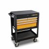 Hardware & Jobsite Supplies Gearwrench Tools | Gearwrench 33" 4 Drawer Black & Orange Utility Cart 83168