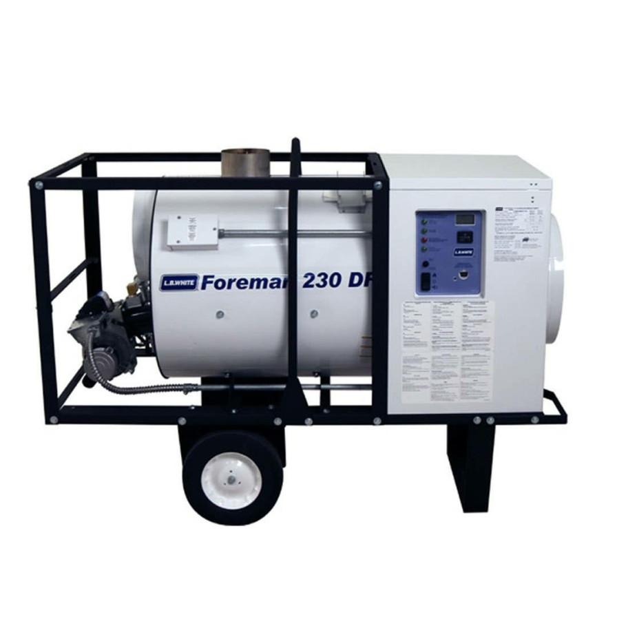 Power Tools L.B. White | L.B. White Foreman 230 Df Link Capable Indirect-Fired Portable Heater 230,000 Btus